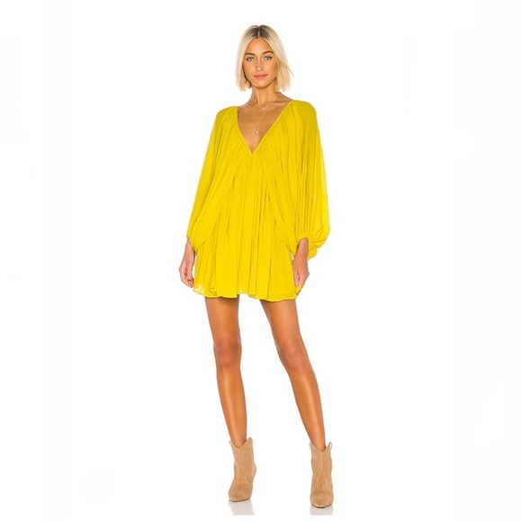TULAROSA Nola Dress in Vibrant Yellow Size XXS from REVOLVE - Picture 2 of 7